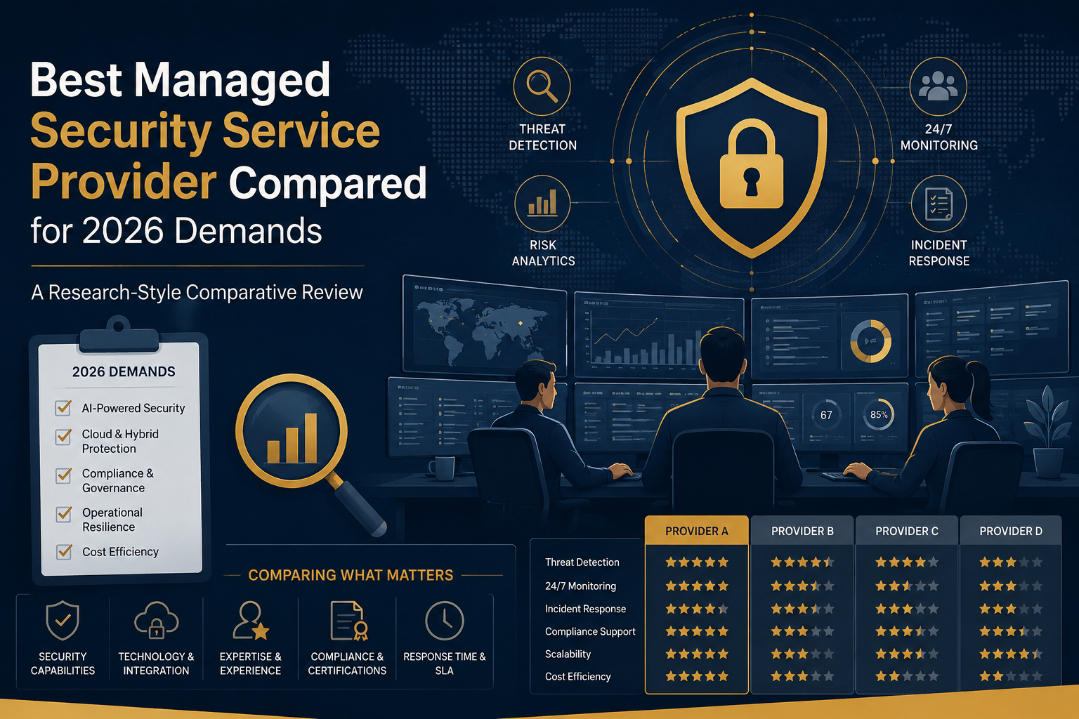 Best Managed Security Service Provider Compared for 2026 Demands: A Research‑Style Comparative Review
